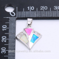 New jewelry 2018 opal pendant white and blue fashion pendant